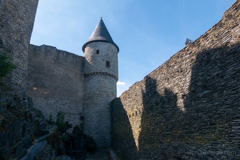 Castles of Luxembugo Bourscheid Wall Tower