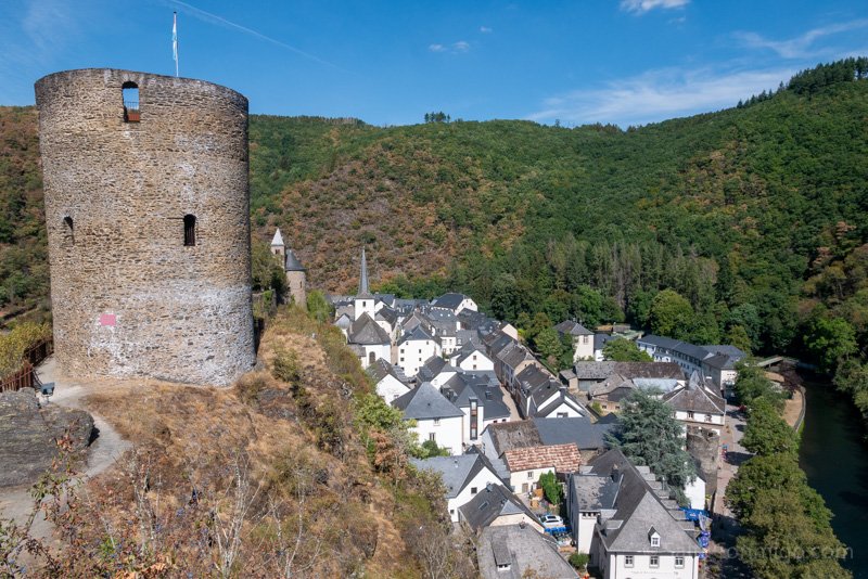 Castles of Luxembourg Esch-sur-Sure Circular Tower