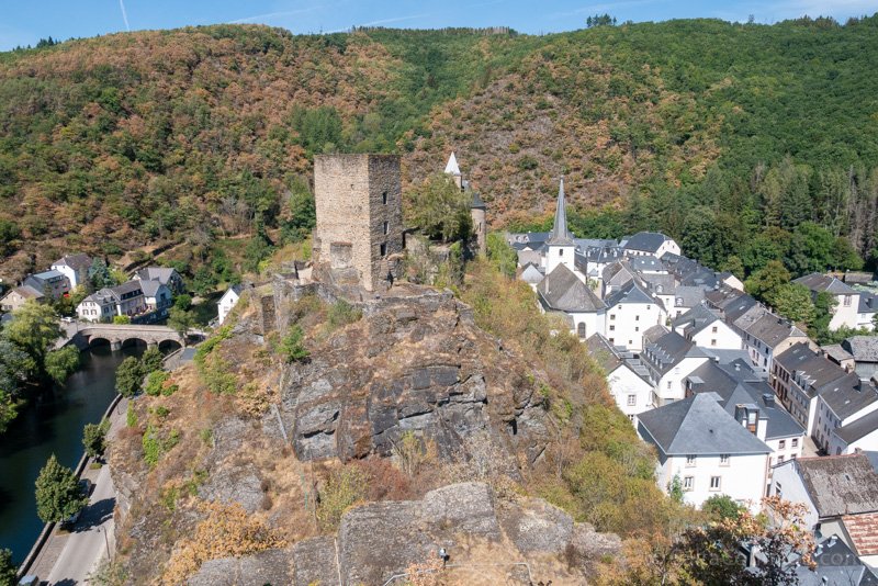 Castles of Luxembugo Esch-sur-Sure Square Tower