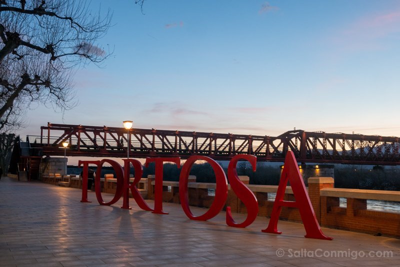 What to see in Tortosa Via Verde Letras