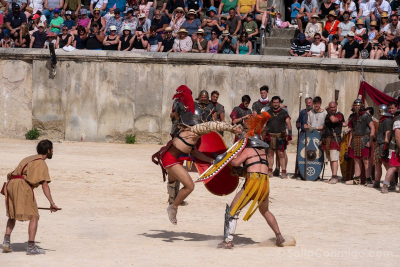 Roman Days of Nîmes Arena Gladiator Combat