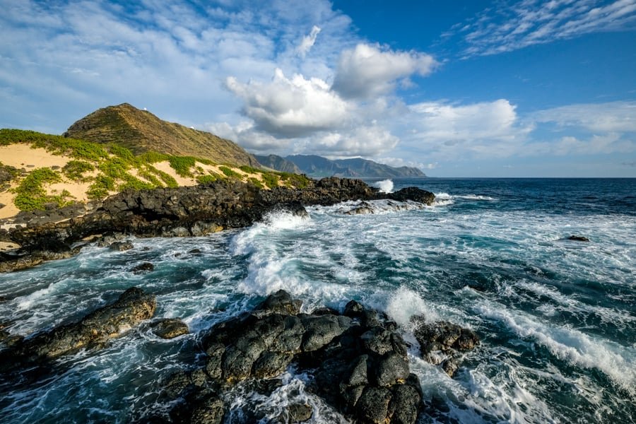 Las mejores playas de la costa norte de Oahu, Hawaii Kaena Point