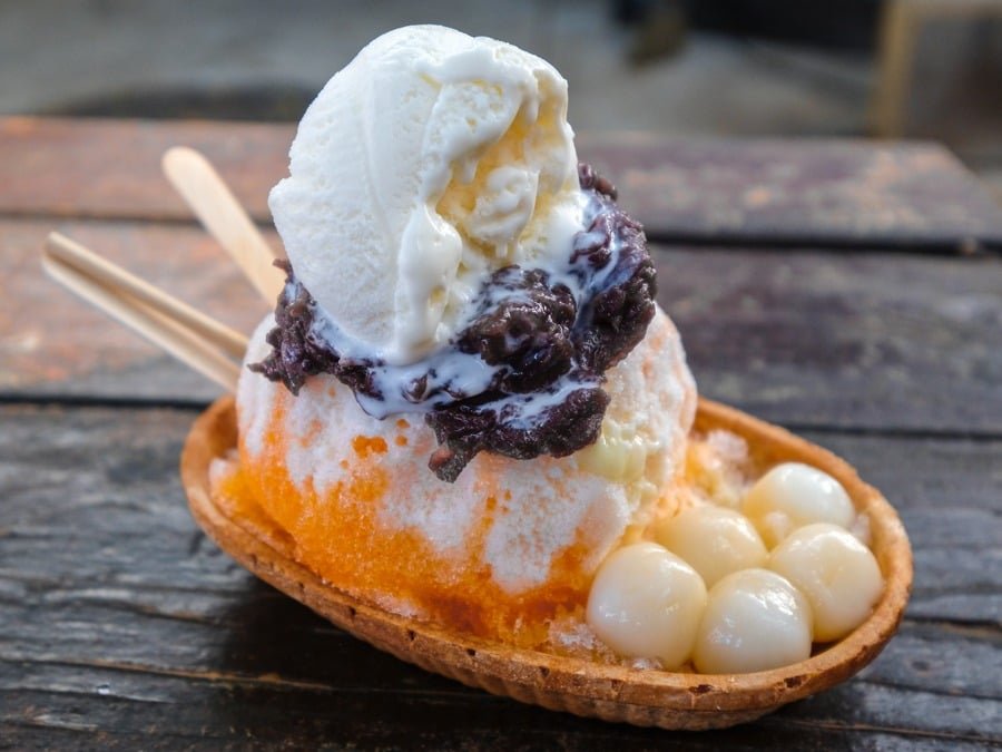 Matsumoto Shave Ice Helado especial Ichiban North Shore Oahu Hawaii