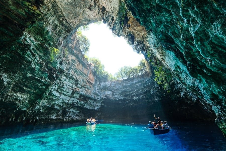 Lago cueva Melissani