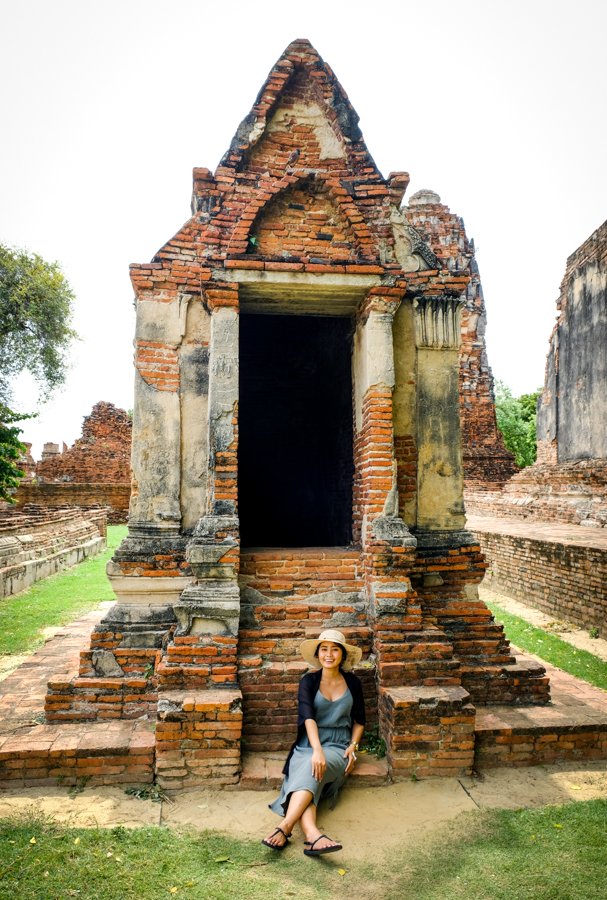 Ayutthaya Ruinas Templos Parque Histórico Bangkok Tailandia