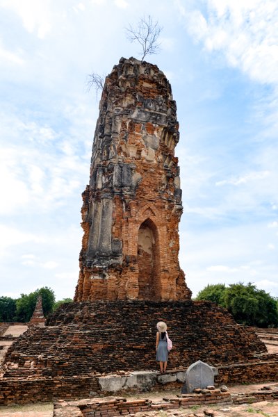 Ayutthaya Ruinas Templos Parque Histórico Bangkok Tailandia