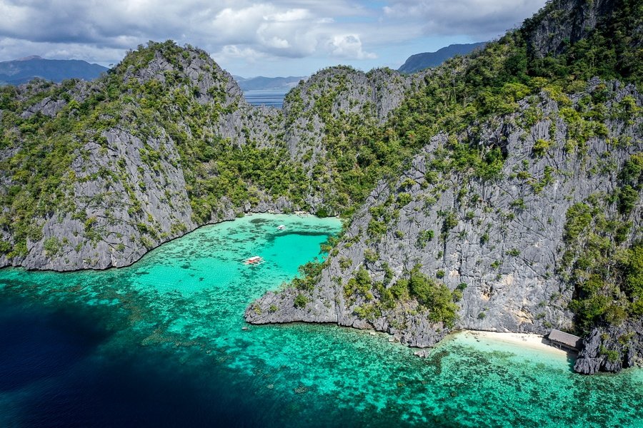 Laguna turquesa en Coron Palawan