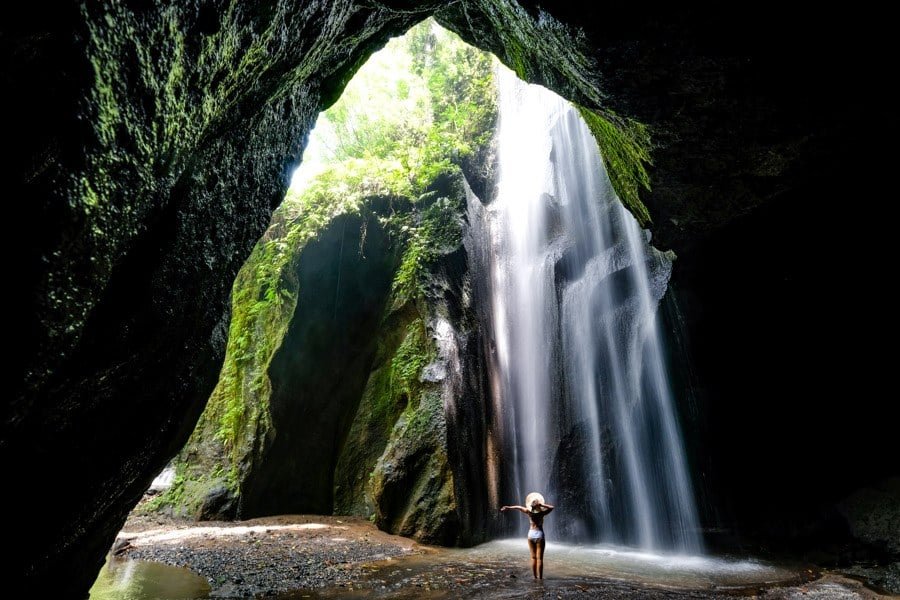 Cascada de Goa Raja en Bali