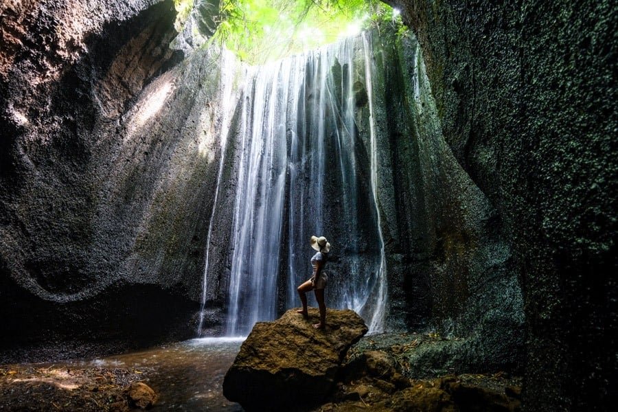 Cascada Tukad Cepung en Bali