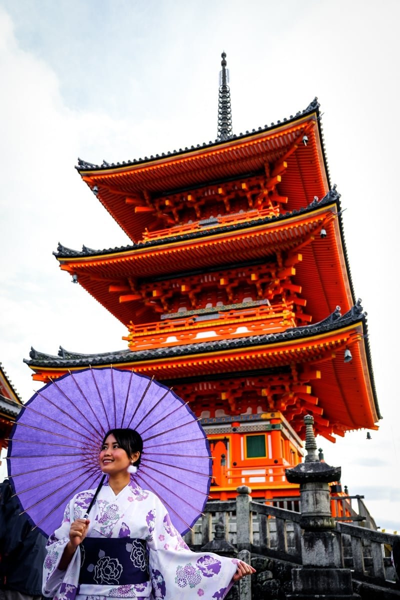 Pagoda del templo Kiyomizudera