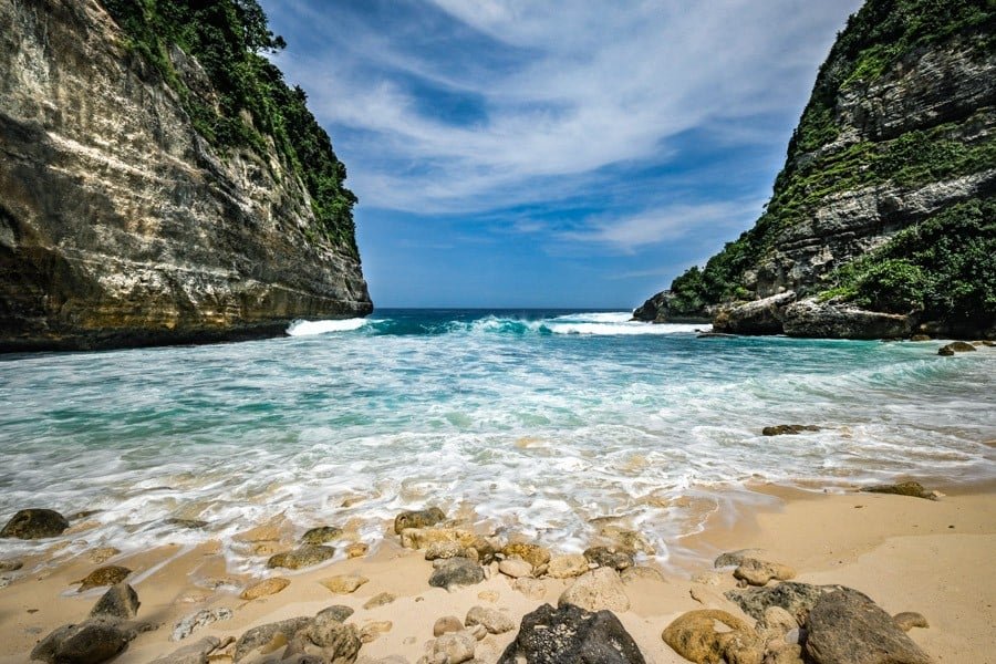 Playa de Nyanyad Nusa Penida