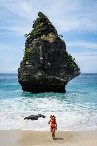 Playa de Suwehan Nusa Penida