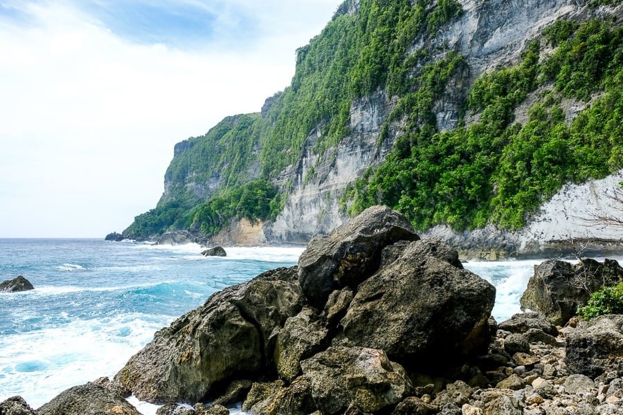 Playa Batu Siha en Nusa Penida Bali