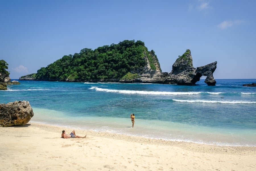 Playa Atuh en Nusa Penida Bali