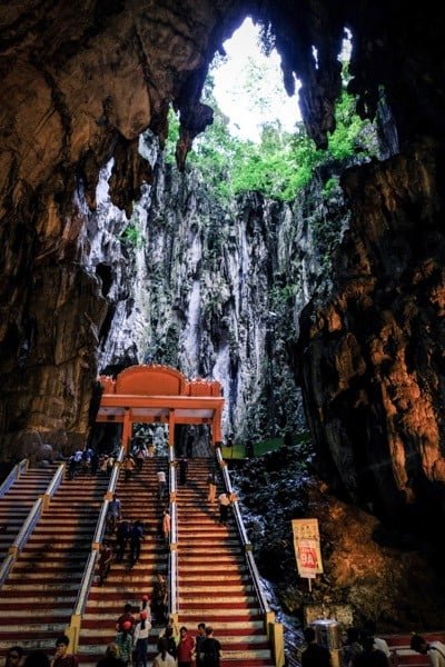 Templo de las cuevas de Batu en Malasia