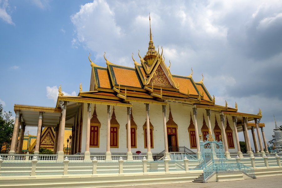 Pagoda de Plata de Phnom Penh en Camboya