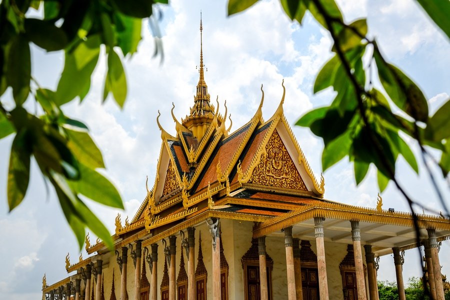 Pagoda de Plata de Phnom Penh en Camboya