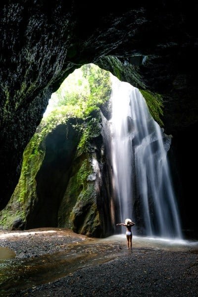 Cascada de Goa Raja en Bali