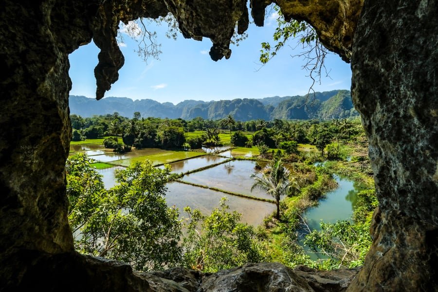 Goa Leang Cueva Surukang Sulawesi Indonesia