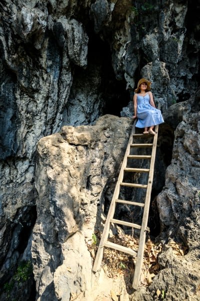 Escalera de cueva