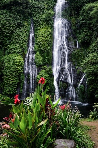 Cascada Banyumala Norte de Bali Cascadas gemelas Banyumala