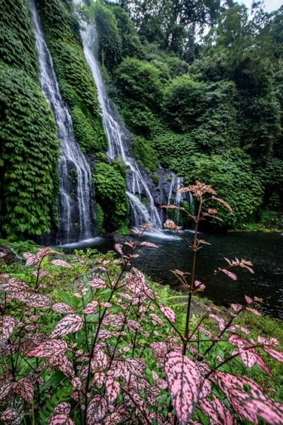 Cascada Banyumala Norte de Bali Cascadas gemelas Banyumala