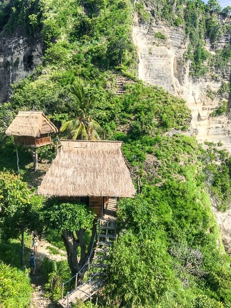 Las casas en los árboles de Nusa Penida