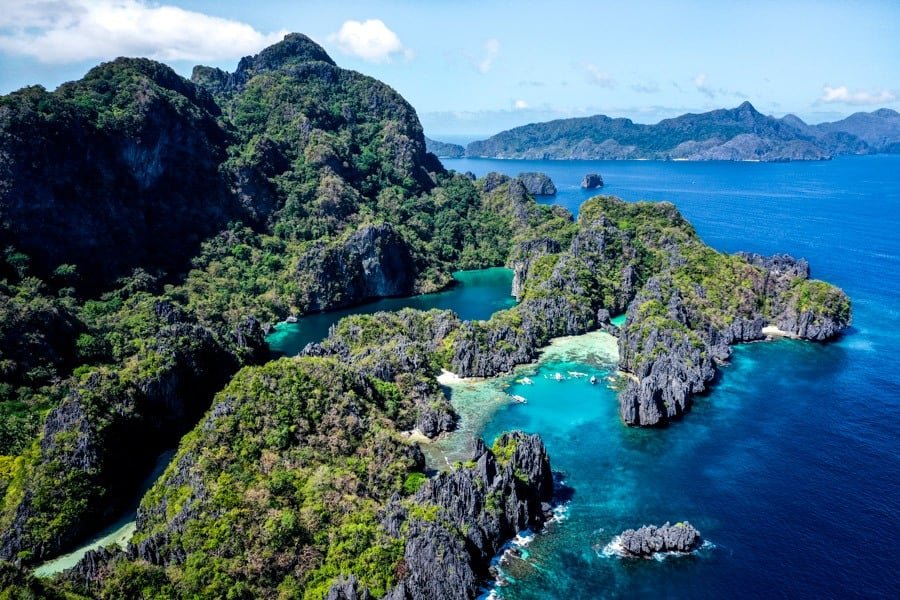 Tour de El Nido Una fotografía con drones en Palawan, Filipinas