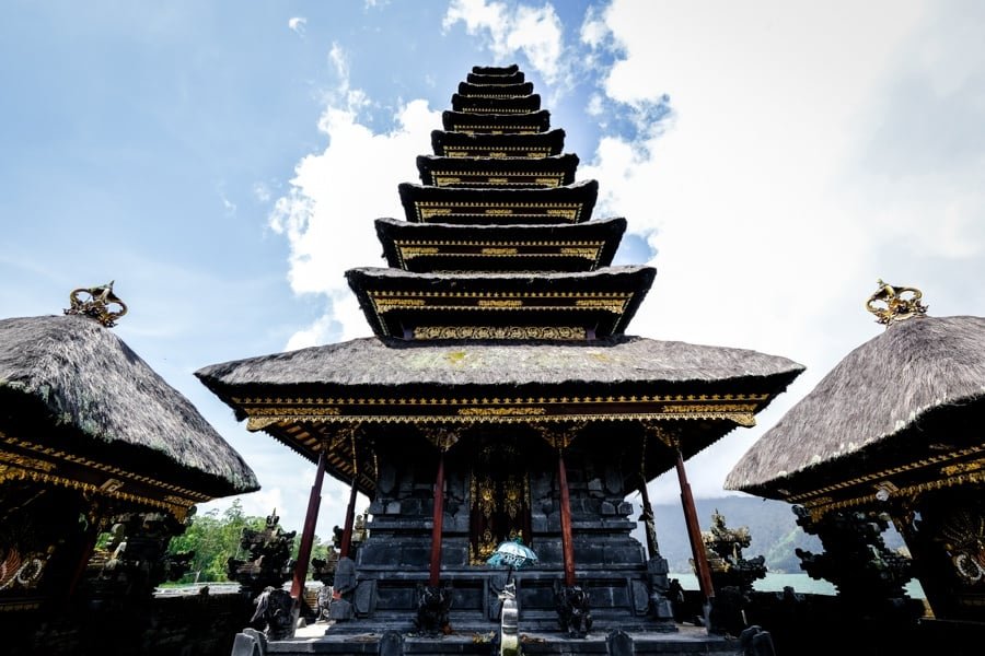 Pura Segara Ulun Danu Batur Lago Templo Pura Jati En Kintamani Bali