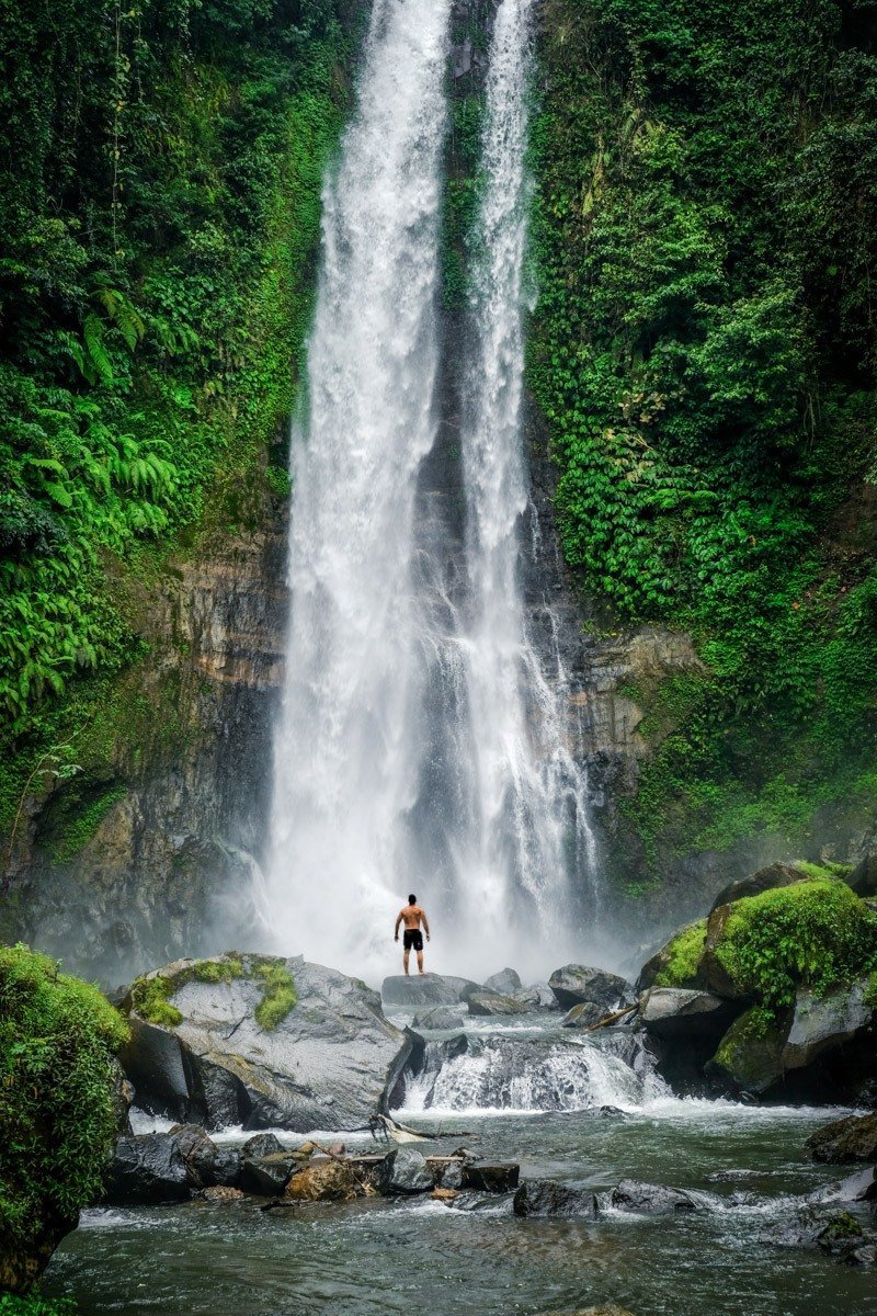 Cascada GitGit en Bali