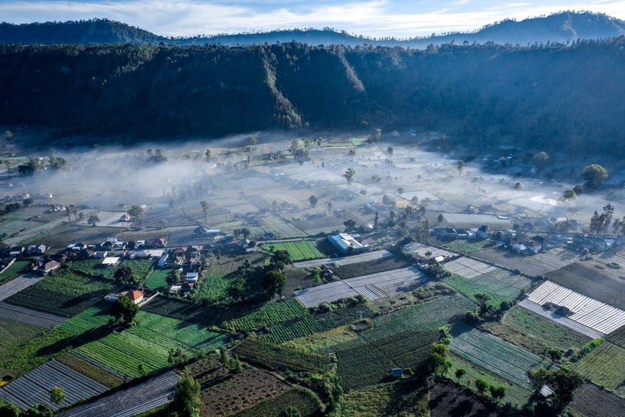 fotografía con drones bali kintamani