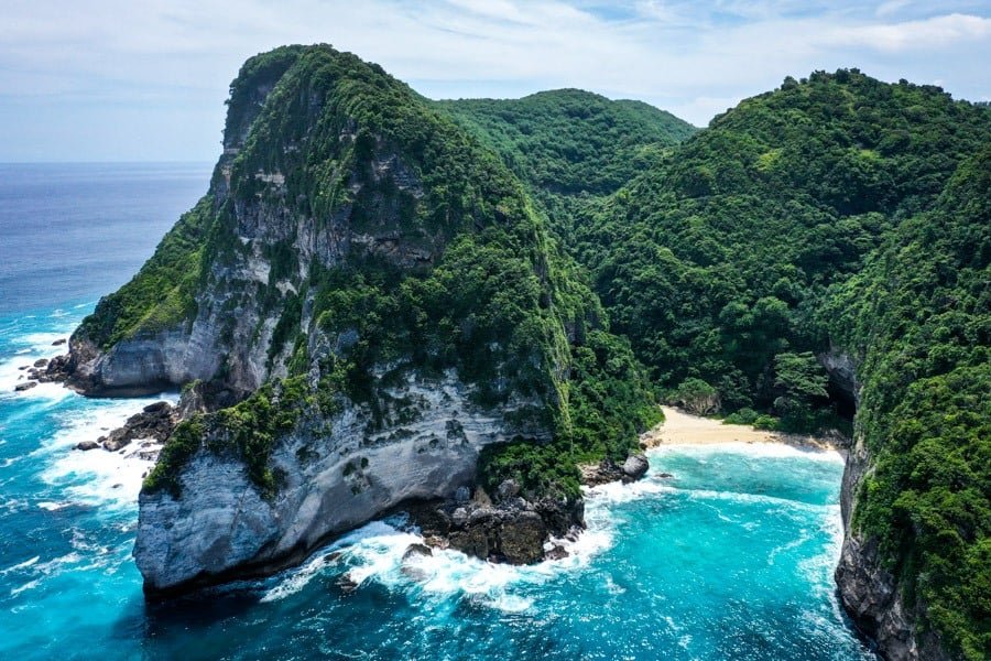 Imagen de drones de Nyanyad Beach