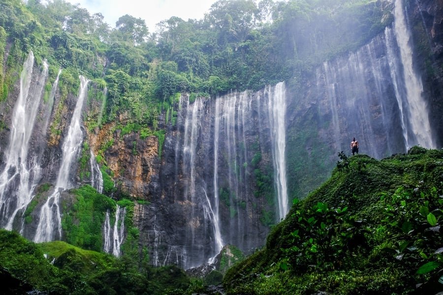 Cascada de Tumpak Sewu en el este de Java Indonesia