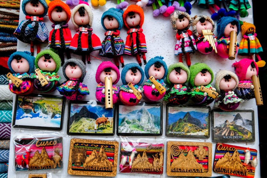 Perú Perú Souvenirs Pueblo Aguas Calientes