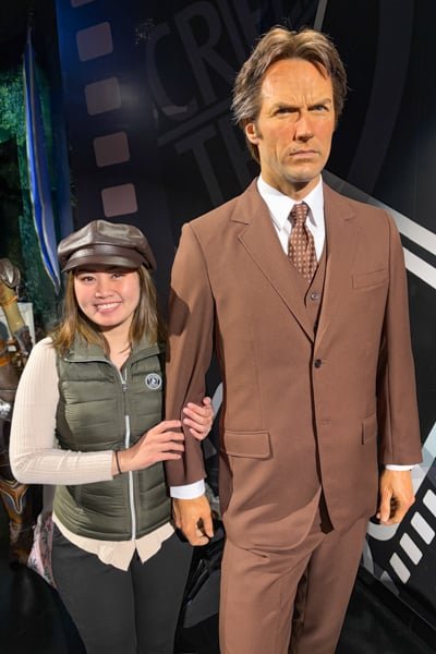 Maniquí de Clint Eastwood en Madame Tussauds