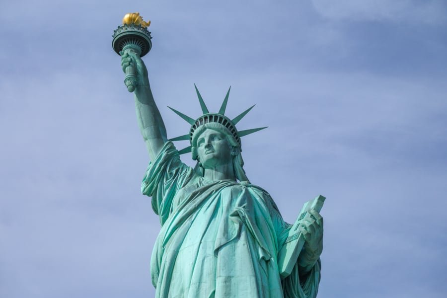 Estatua de la libertad en la ciudad de Nueva York Nueva York