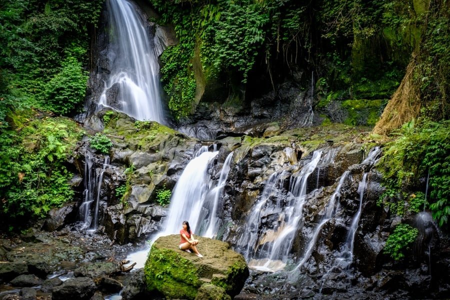 Cascada Taman Sari Pengibul en Bali