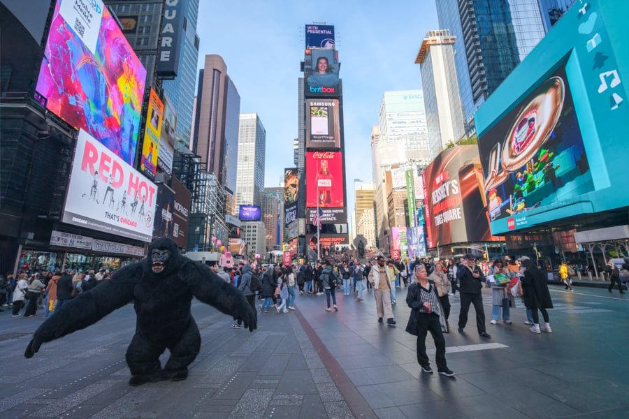 Times Square en la ciudad de Nueva York