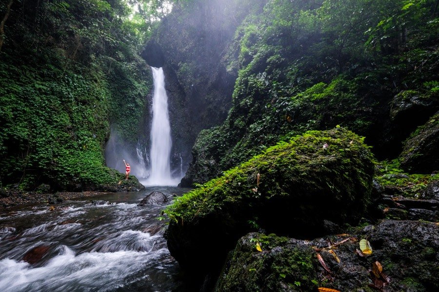 Cascada Colek Pamor en Buleleng Bali