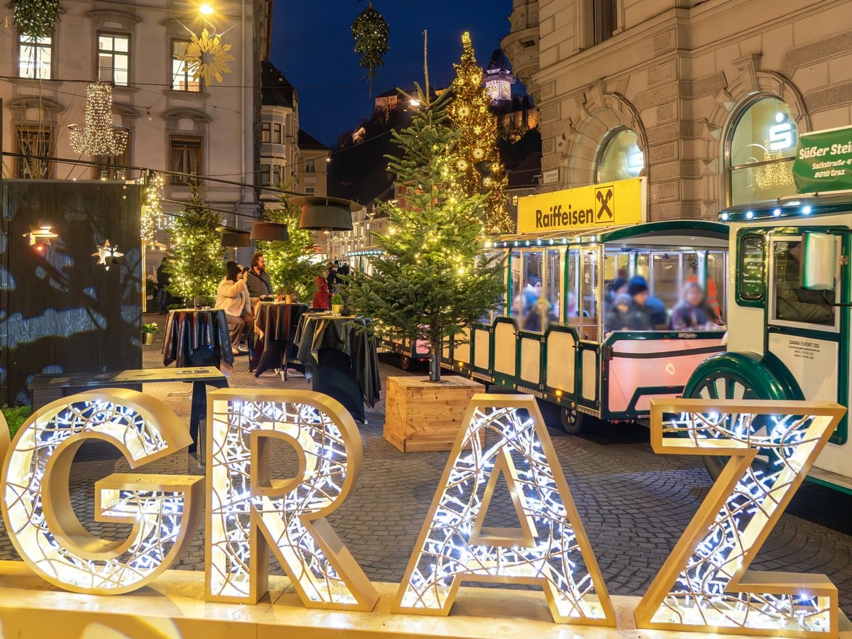 Los numerosos mercados navideños de Graz parecen un paraíso invernal