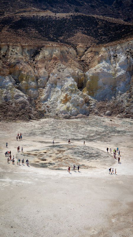 Cráter del volcán Nisyros