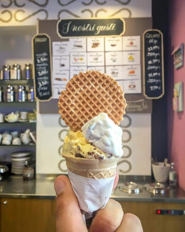 Helado en Emilia Romaña
