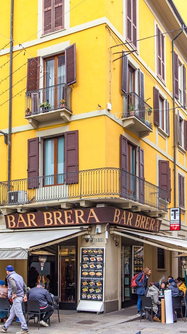 Calles de Brera, Milán