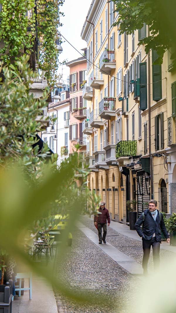 Tiendas de arte en Brera, Milán