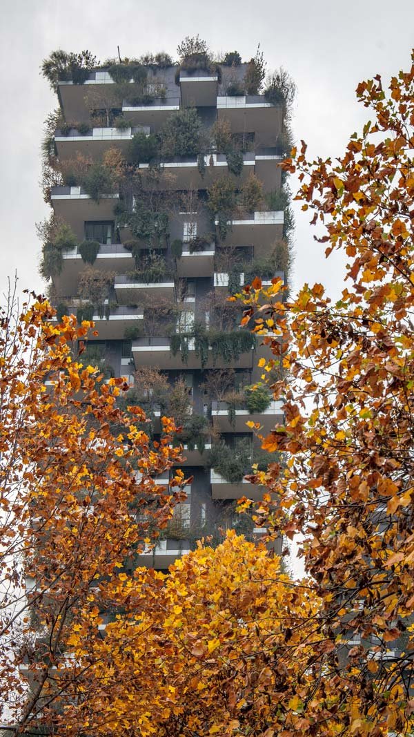 Edificios modernos en Porta Nuova, Milán