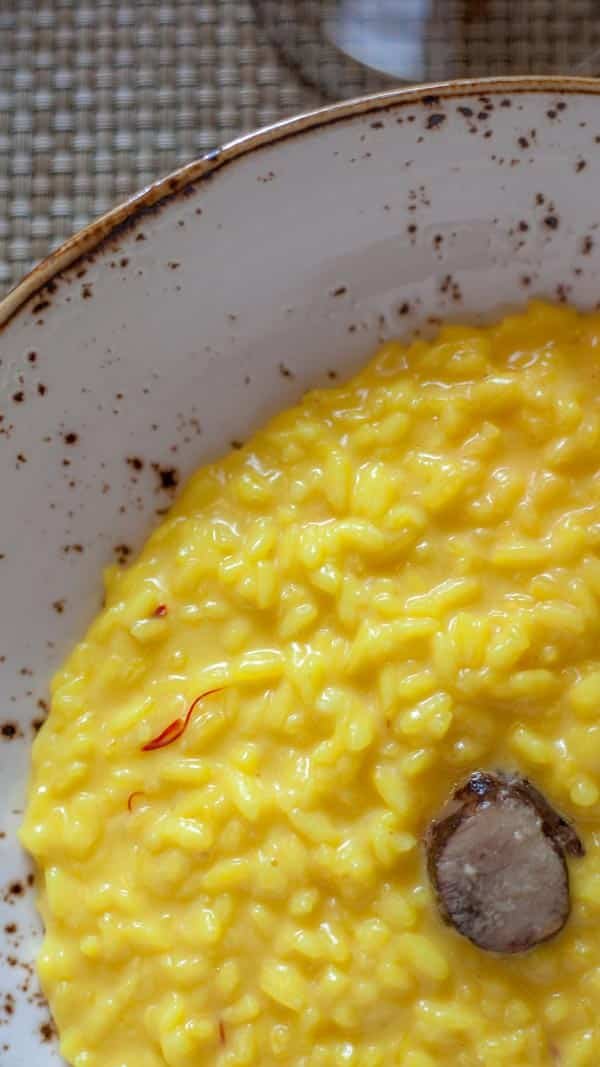 Risotto milanés