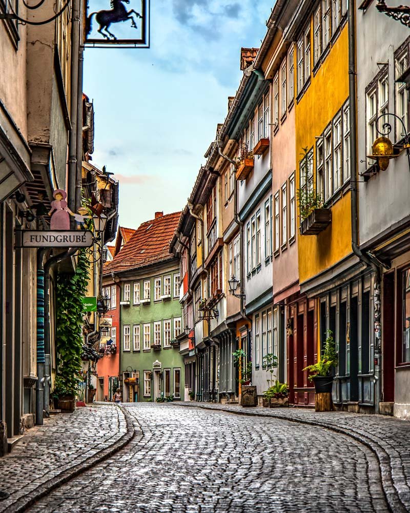 Puente principal Erfurt Turingia