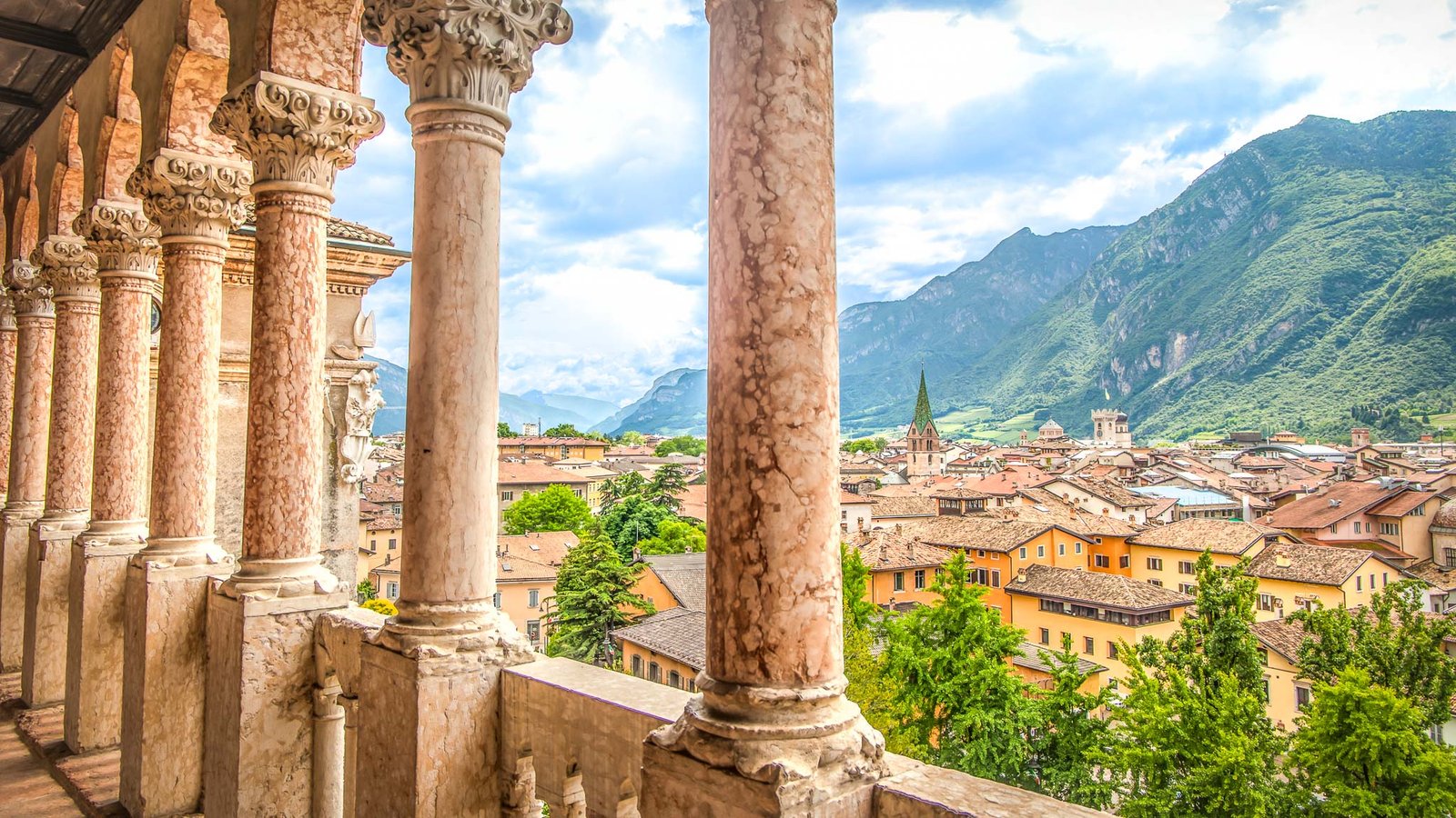 Vistas desde el Castillo de Buonconsiglio