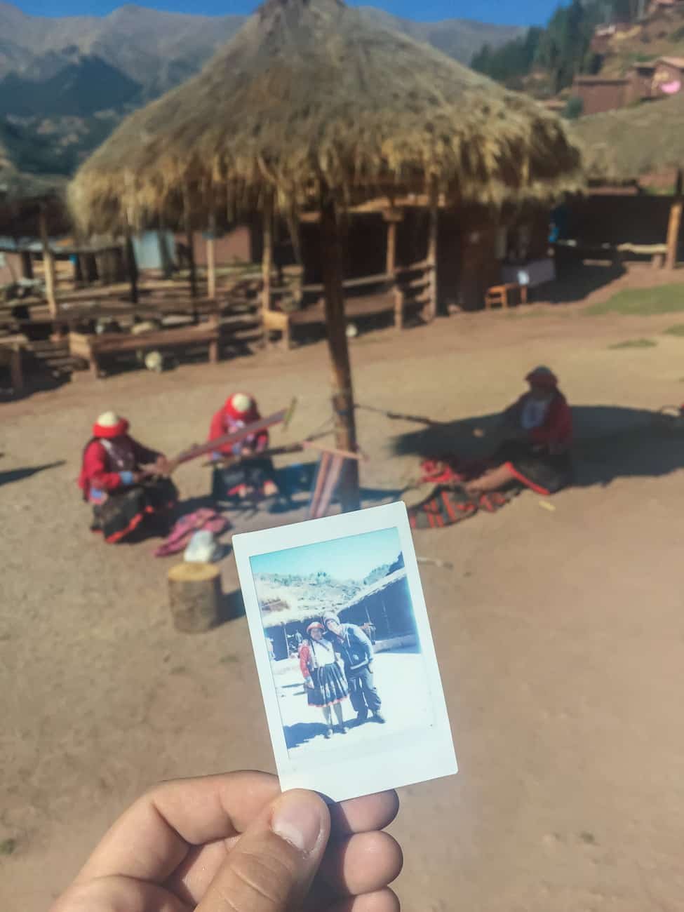 Pueblo quechua en el Lares Trek