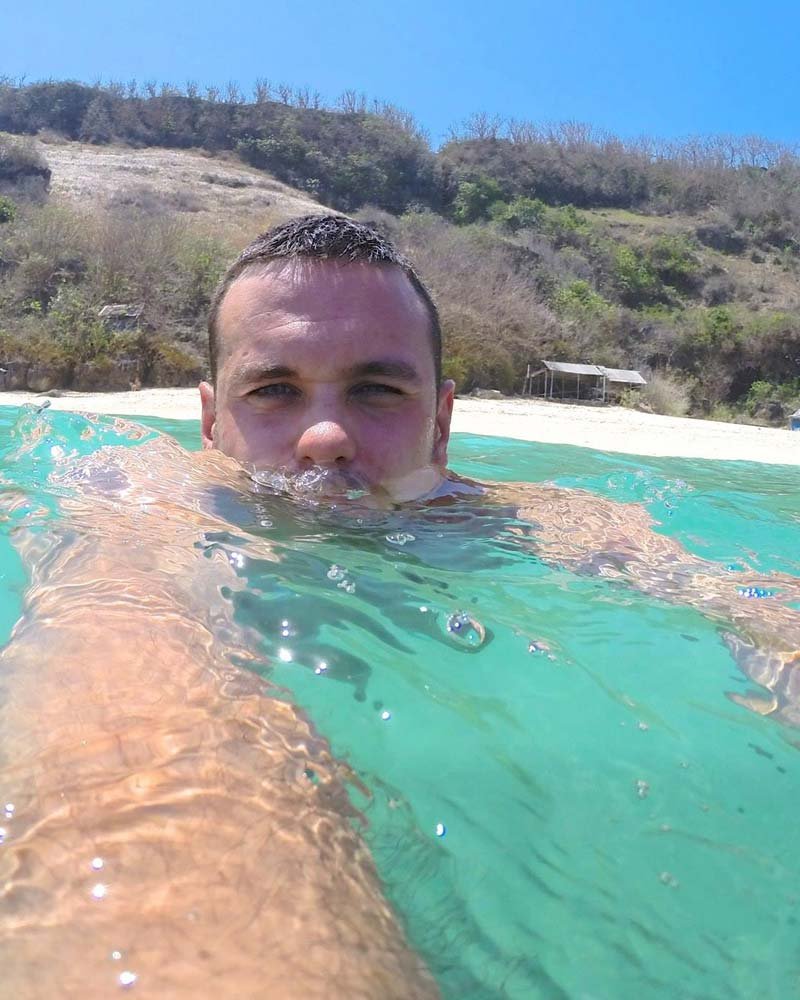Playa secreta de Bali yo